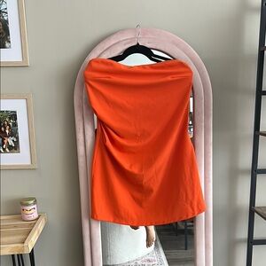 H&M Bold Orange Dress